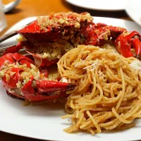 Snapdishの料理写真:crab aglio olio