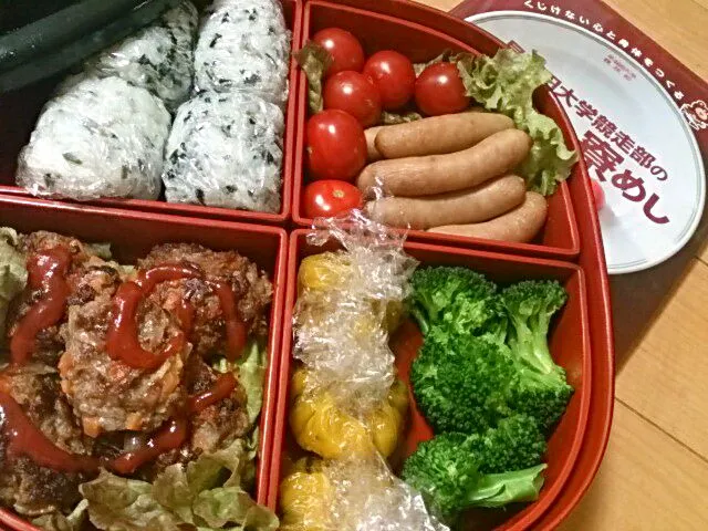 部活ハンバーグ弁当|mamaruさん