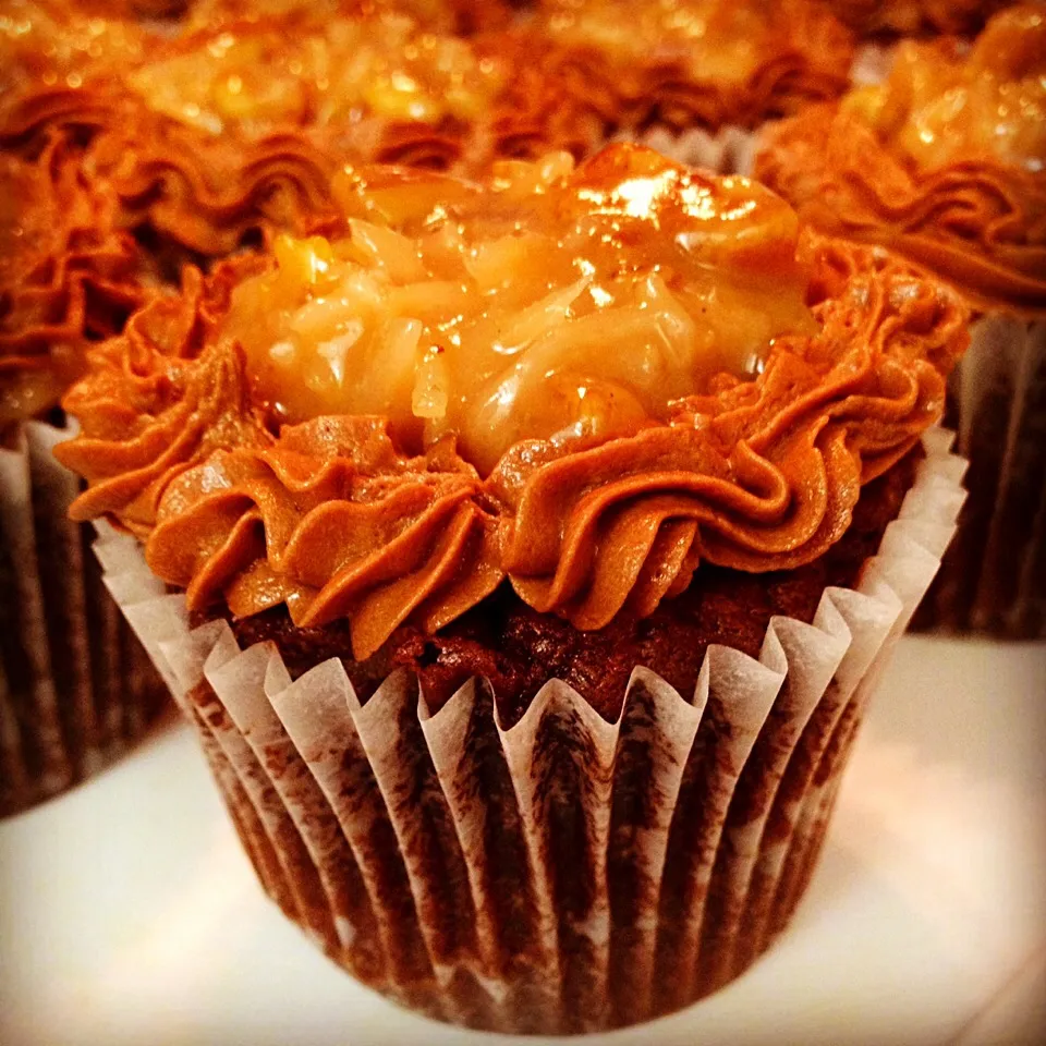 German Chocolate Cupcakes|Dawn Dyeさん