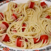 Snapdishの料理写真:Homamade Spaghetti Sausages