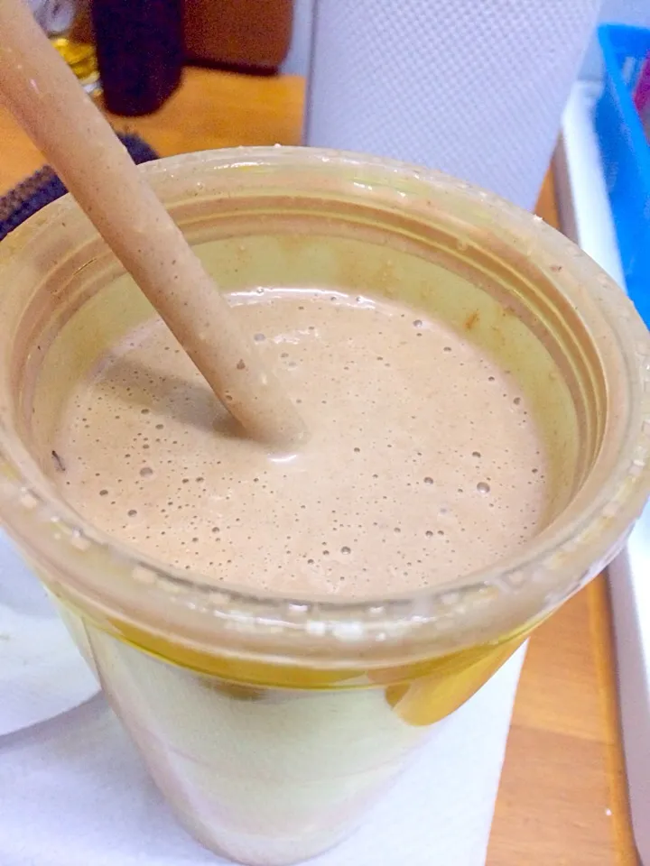 Choco peanut butter oatmeal smoothie|diniarishaさん