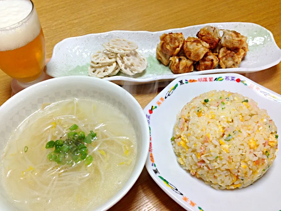 飲んだくれ夫婦の昼ごはん🍺🍺|川上千尋さん