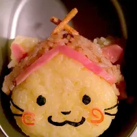 Snapdishの料理写真:しまねっこおにぎり|藤原勇太さん