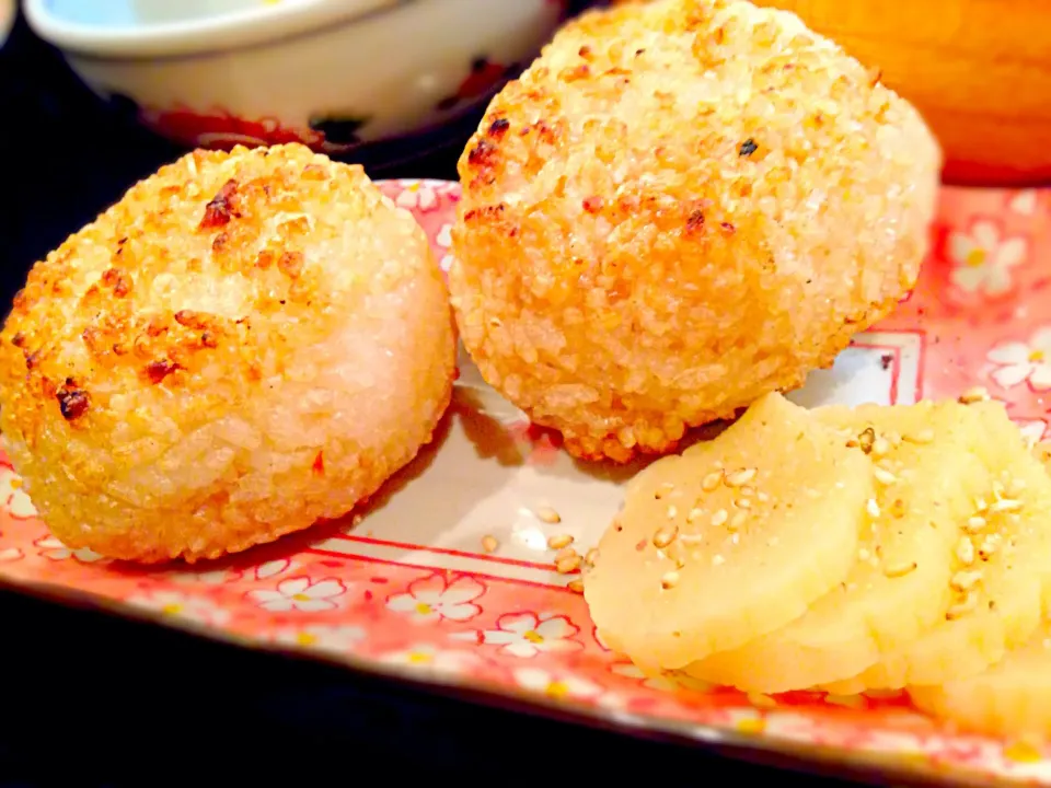 串焼き❗️駒込かめや、〆に焼きおにぎり|めりさん