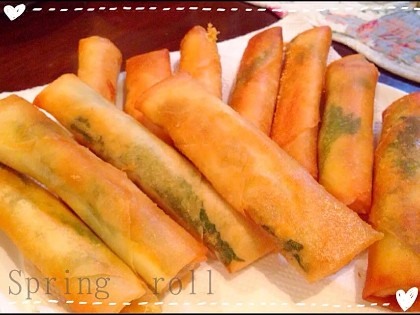 Spring roll！！ササミチーズ青葉|麻菜( ¨̮  )さん