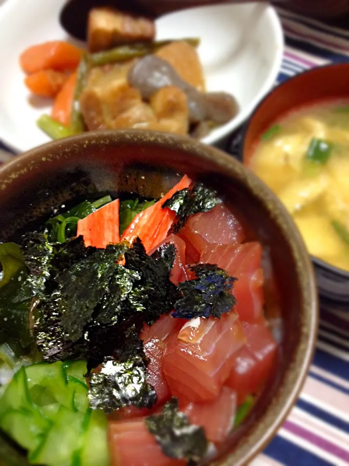 漬け丼、ほか。|もじゅさん