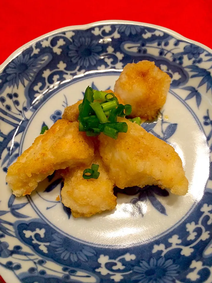 カジキマグロの唐揚げ おろしポン酢|まるまさん