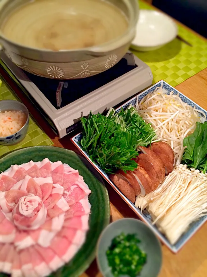 当別の浅野農場産の美味しいSPF豚でしゃぶしゃぶ|doc3387さん