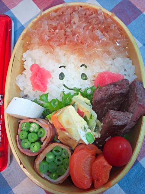 Snapdishの料理写真:娘のお弁当　4/30|毎朝5時ラーさん