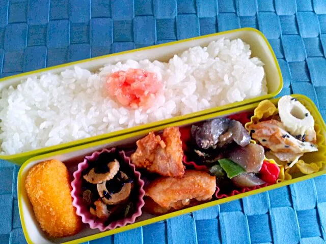 Snapdishの料理写真:2014.4.30
旦那お弁当(*^^*)|さやさん