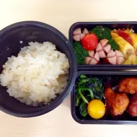 Snapdishの料理写真:中学男子弁当|sunfutureさん