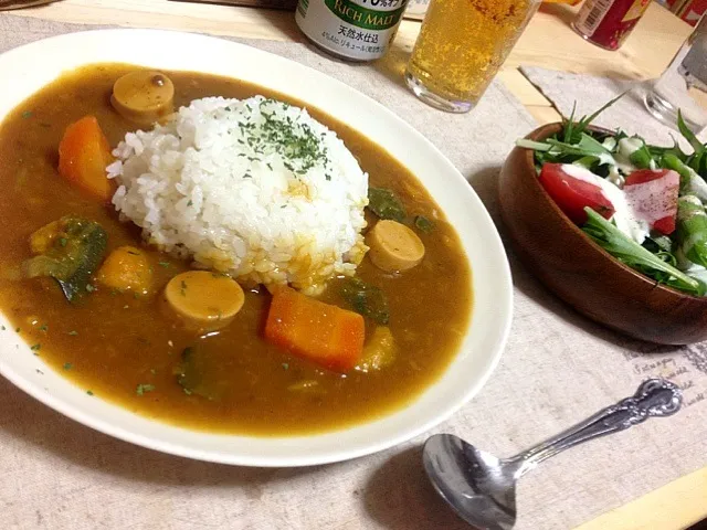 Snapdishの料理写真:圧力鍋でカボチャトロトロカレー|セザさん