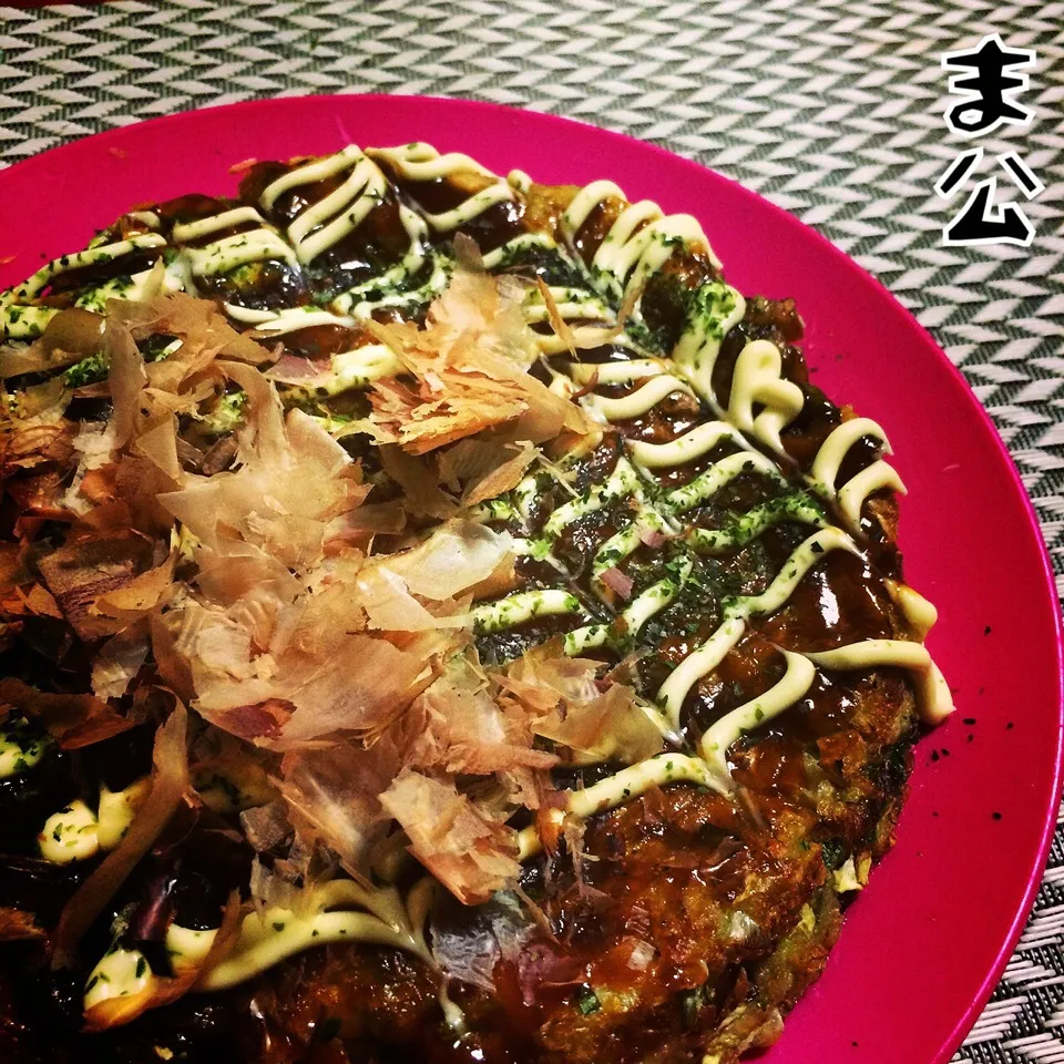 お好み焼 牛スジ入り Okonomiyaki|まる(丸大豆)さん