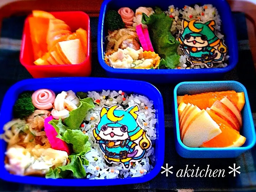 妖怪ウォッチ☆ブシニャン弁当|あきさん