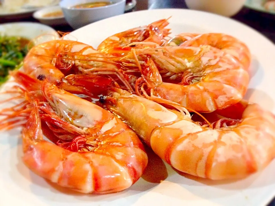 กุ้งแซบวยอบเกลือ|Appさん