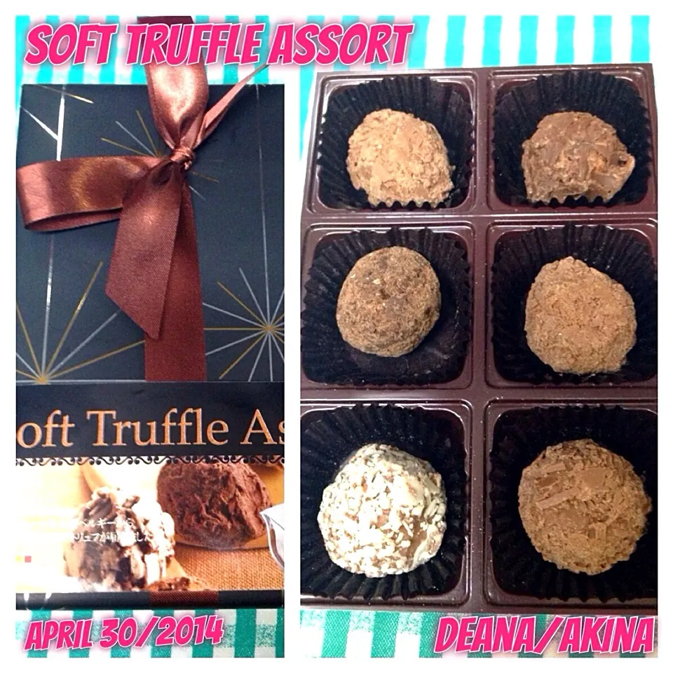 Soft Truffle Assort ... My daughter's co-worker gave this to her... Thank you... (๑✧◡✧๑)|Deana/Akinaさん