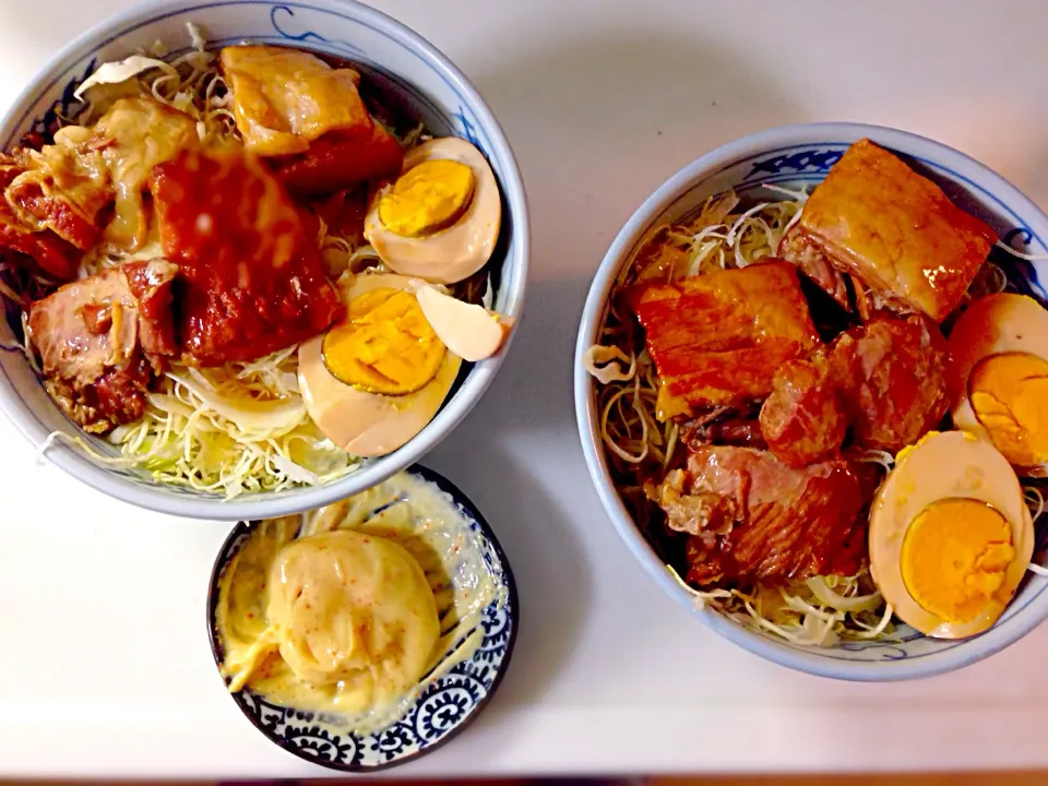 煮豚丼|平大さん