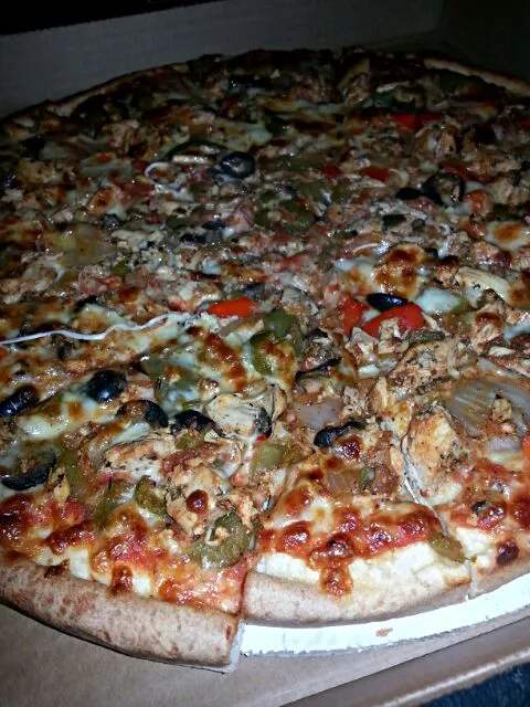 chicken fajita pizza.|Polly Gelfusoさん