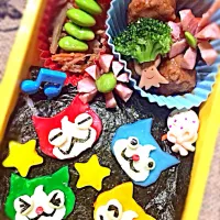 妖怪ウォッチのキャラ弁(((o(*ﾟ▽ﾟ*)o)))|あきたんさん