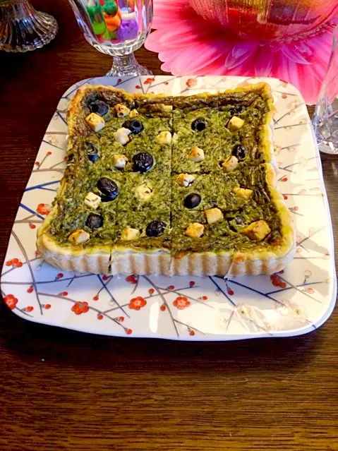 Spinach&Feta quiche|Beate Weissenbergerさん