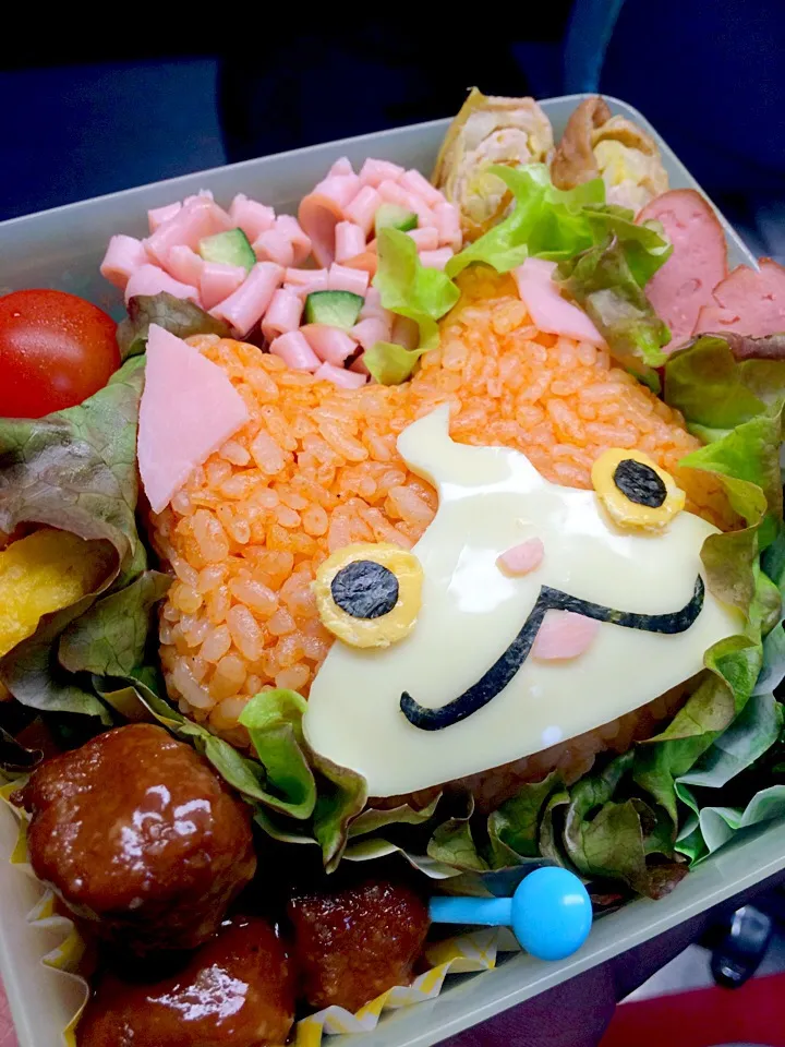 妖怪ウォッチ ジバニャン 今日の遠足のキャラ弁|Takayukiさん