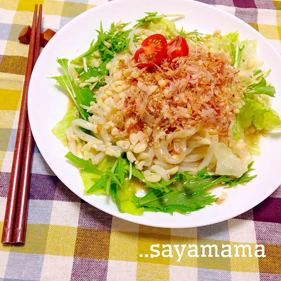 昆布つゆでサラダうどん♬|sayamamaさん