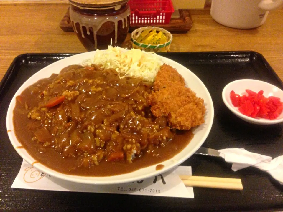 Snapdishの料理写真:ヒレカツカレーS。どん八|いなとみさん