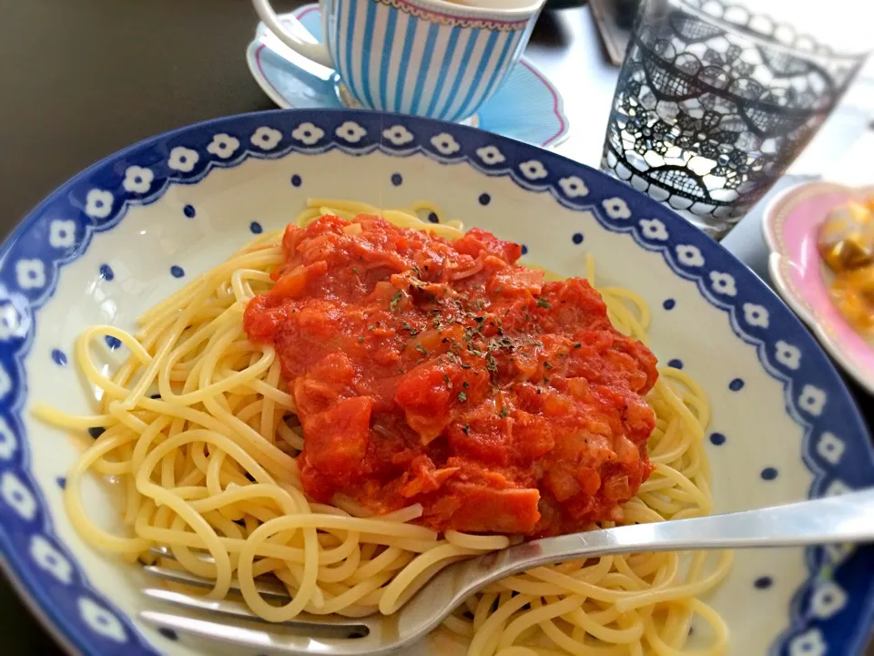 トマトツナパスタ♪|Chicacoさん