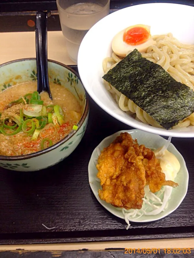 こってり濃厚つけ麺   唐揚げサービス|るみおんさん