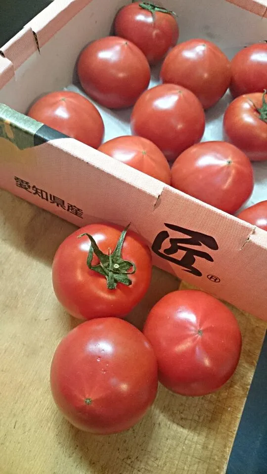 中川シェフが絶賛していた愛知県産のトマト『匠』買ってみました🍅*\(^o^)/*|がうママさん