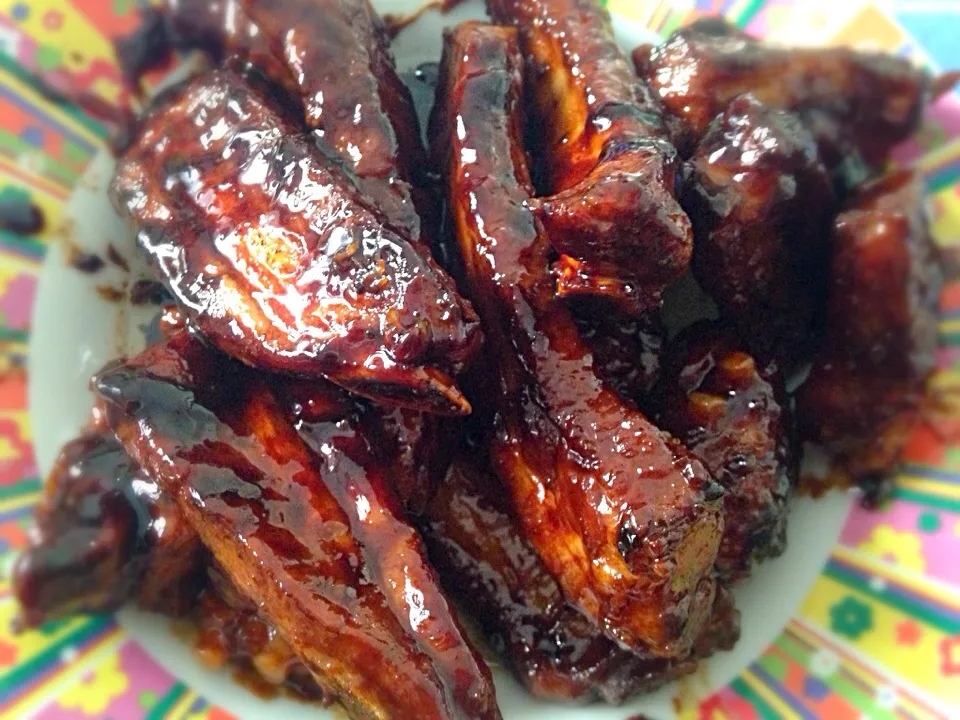 Snapdishの料理写真:Sweet and Sour spare ribs|Fujiko Toyohashiさん