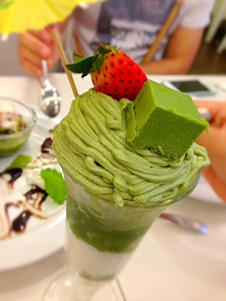 Matcha mon blanc parfait|PhUnGさん