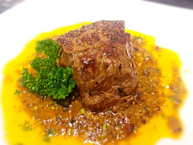 Beef tenderloin in Thai spicy gravy (nam prik noom)|Alex Smooth @ Gourmet deli (Siam Paragon)さん