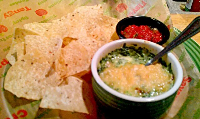 Spinach and artichoke dip at Applebee's|mitchellさん