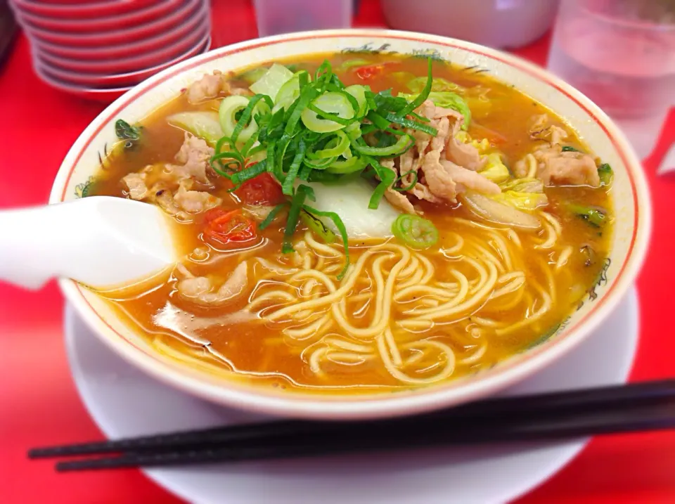 🍅トマトラーメン🍜 @京都北白川 ラーメン魁力屋さん😋|アライさんさん