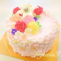 Decorated cake