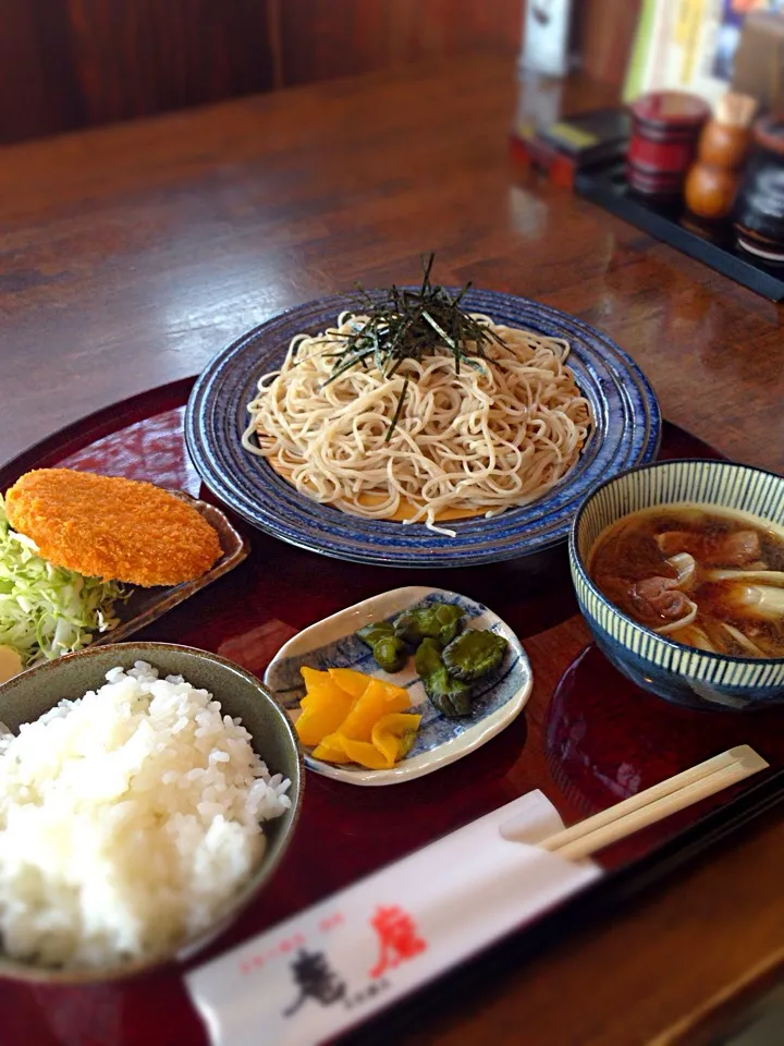 鴨ざるランチ|古山さん