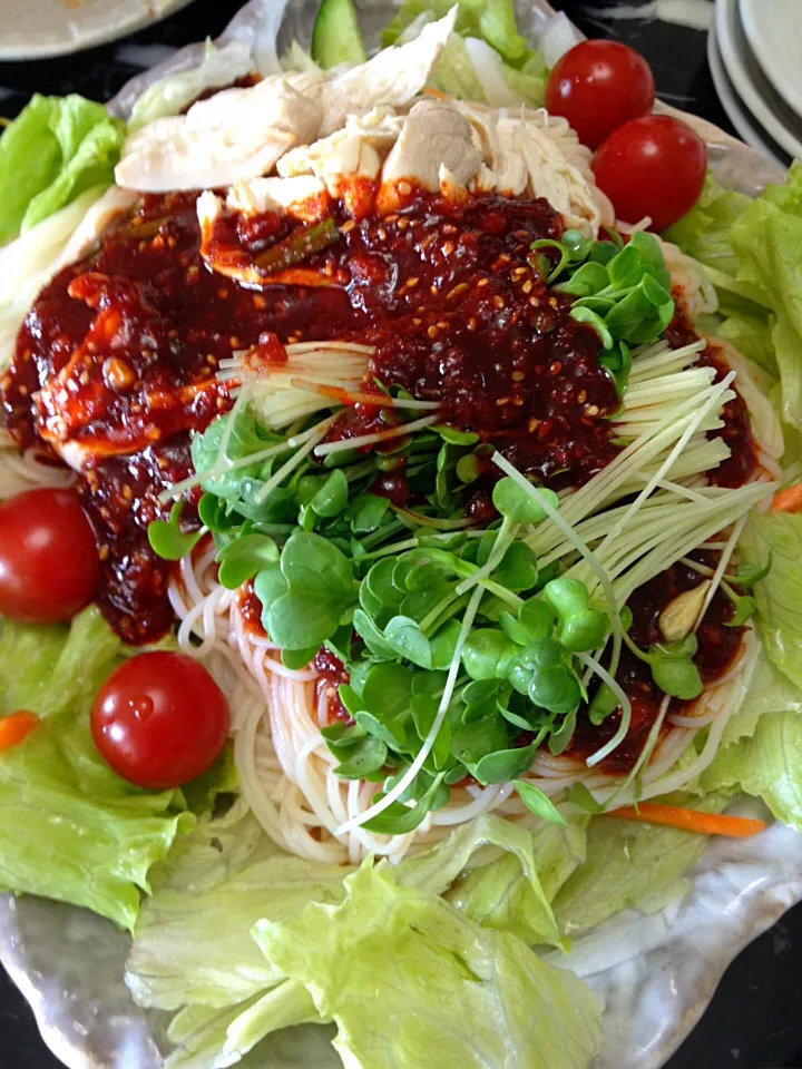 Snapdishの料理写真:次はビビン麺！|SHINOBUさん