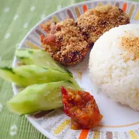 Snapdishの料理写真:Ayam serundeng|ジョジョさん