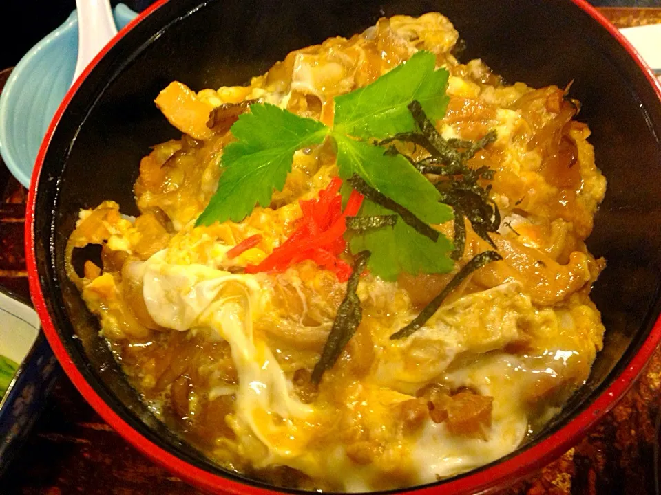 比内鶏の親子丼 角館にて|富永のり子さん