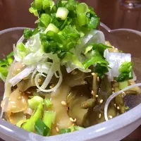 おつまみ完成！（≧∇≦）大塩 貴弘さんの料理 ３分で出来る簡単おつまみ    ザーサイのネギ和え♪