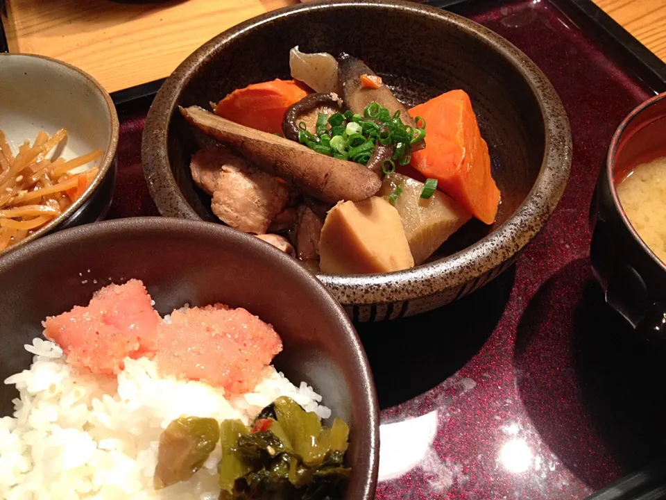 博多郷土料理 がめ煮定食|さくさくぱんださん