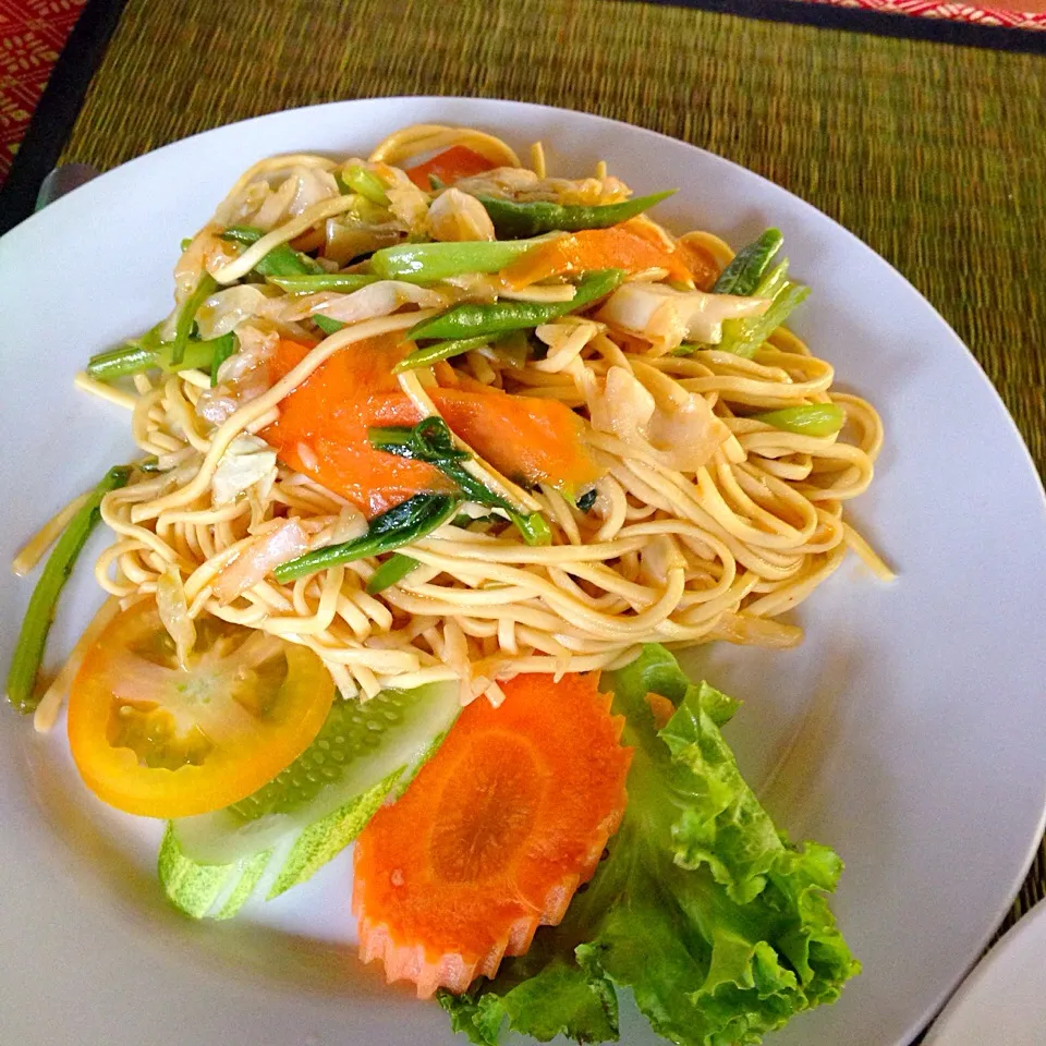 Fried noodle with vegetable|maixx ใหม่さん