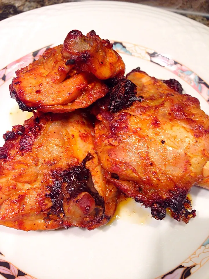 Garlic pepper salt Oven roasted chicken|Allissa Zhaoさん