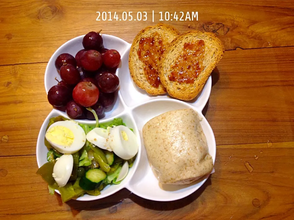 Snapdishの料理写真:Mini breakfast set May.3|starspotさん