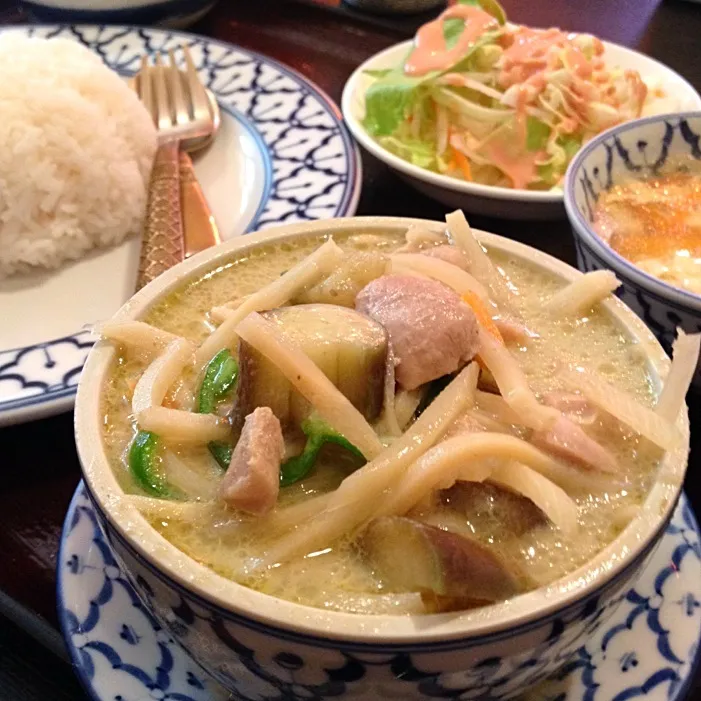 グリーンカレーのランチ|masatoyさん