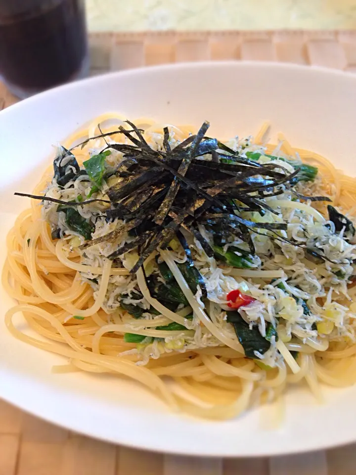 しらすとほうれん草のあっさりパスタ🎵|taka-chanさん