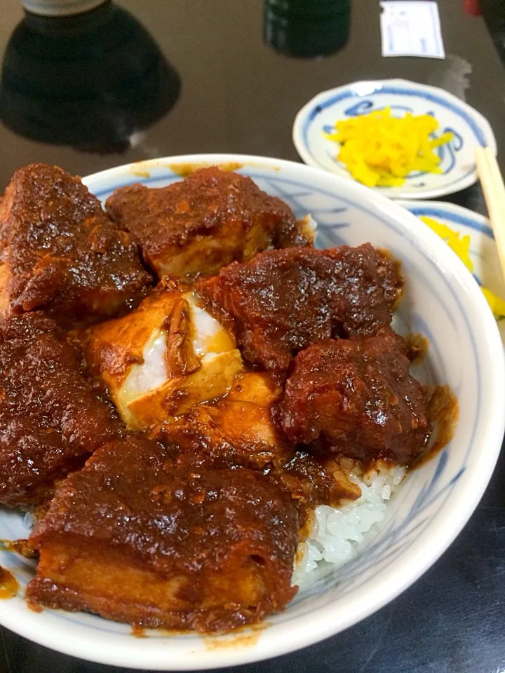 Snapdishの料理写真:味噌カツ丼|jun itoさん