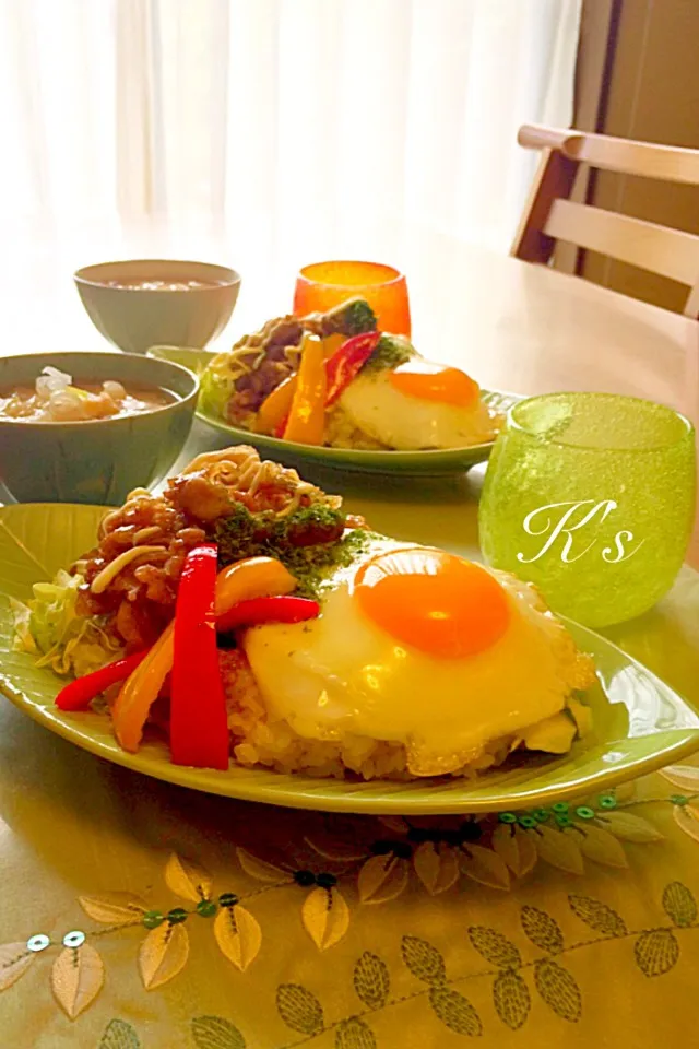 休日のブランチ♡                           我が家の豚肉丼💗|くうちゃんさん