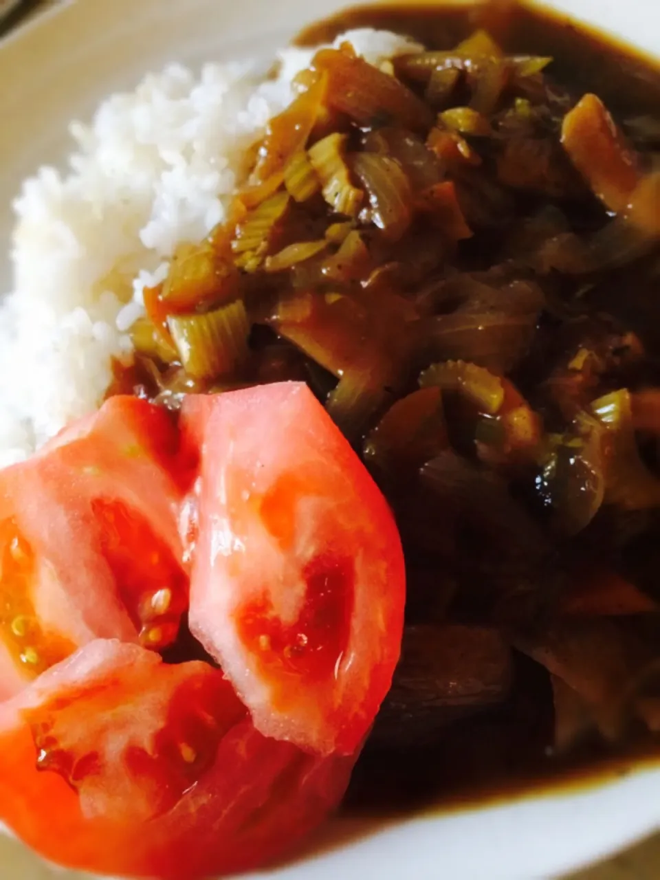 Snapdishの料理写真:昼もカレー、夜もカレー。|りんさん